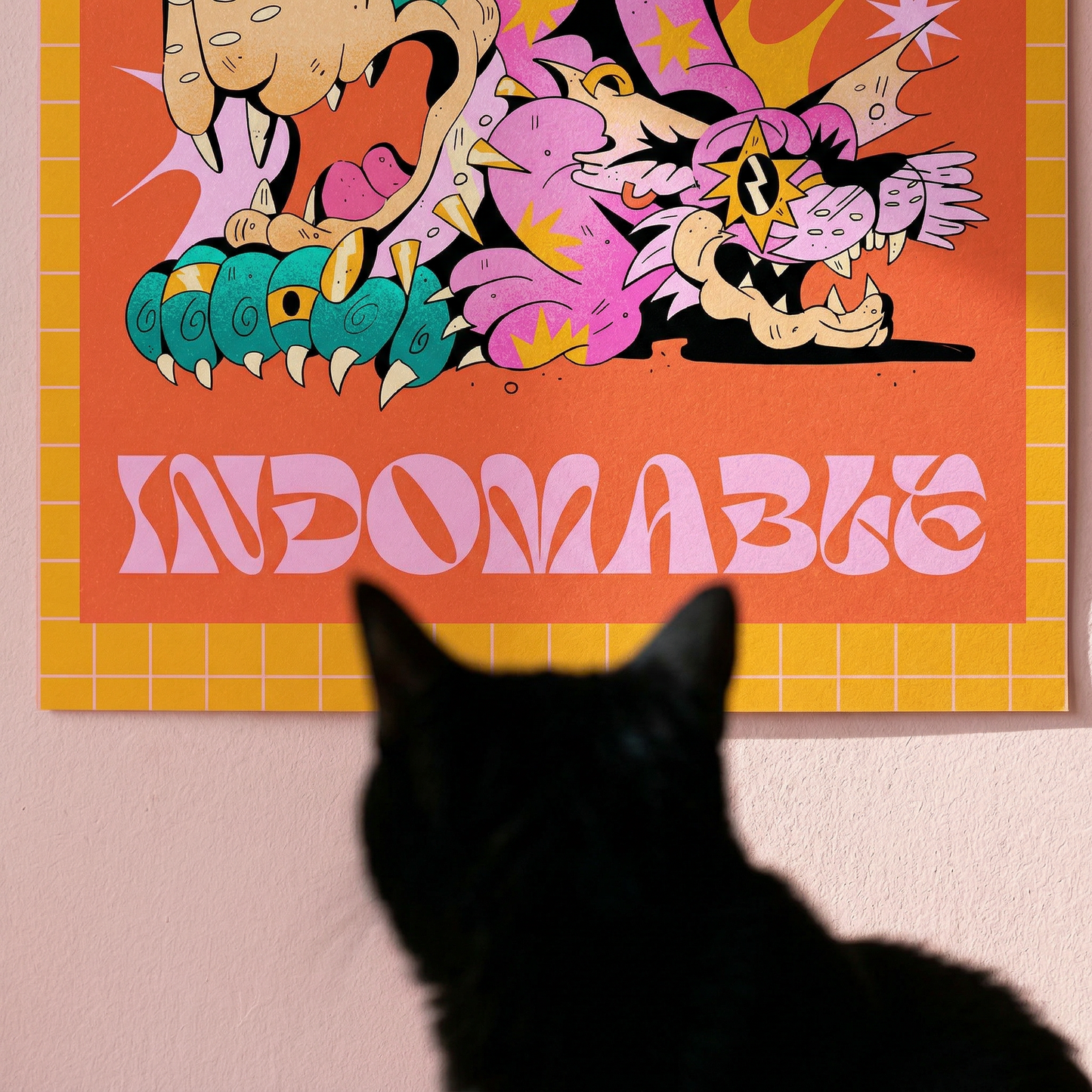 💥🐾 Póster Indomable