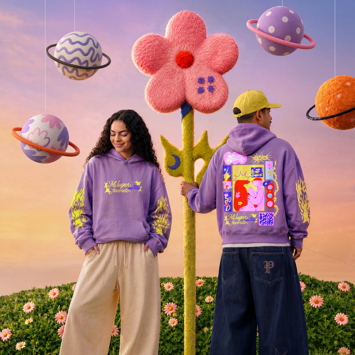 🪐💜 Hoodie Mi Lugar Favorito en el Universo