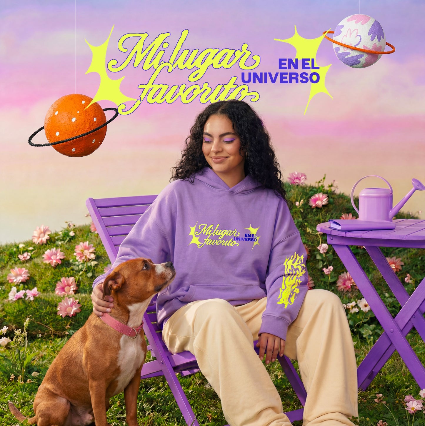 🪐💜 Hoodie Mi Lugar Favorito en el Universo