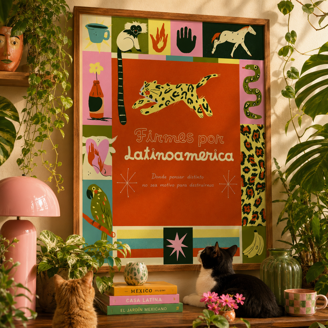 🐆🦜 Póster Latinoamérica