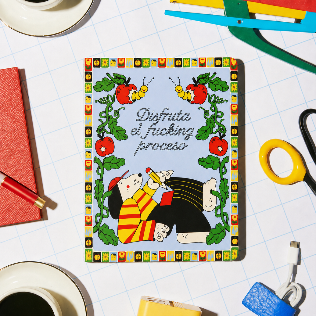 Agenda / Sketchbook “Disfruta el F*cking Proceso” 🍎