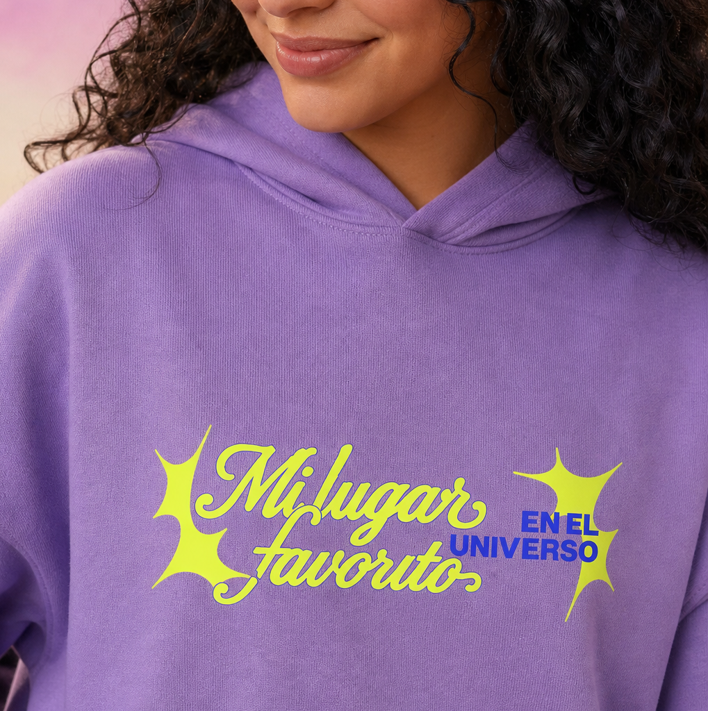 🪐💜 Hoodie Mi Lugar Favorito en el Universo