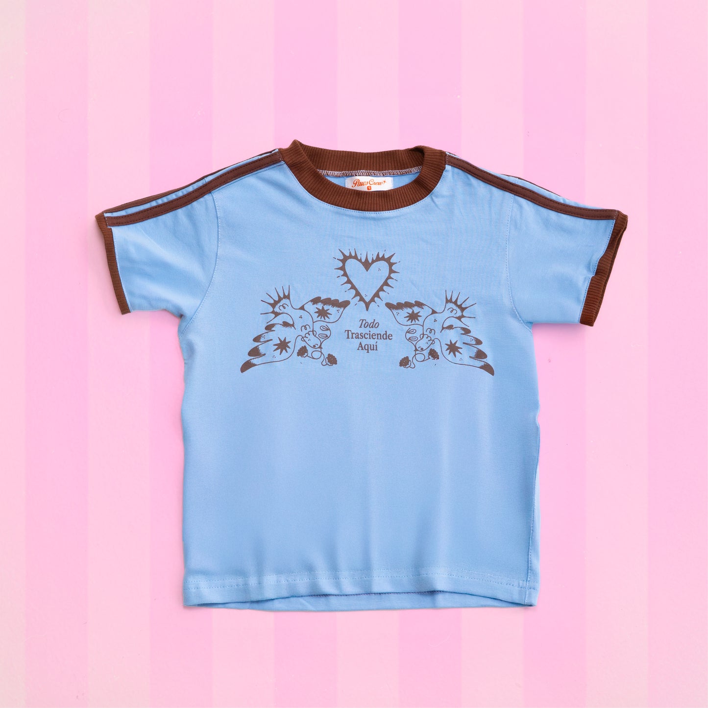 Aquí y Ahora Baby Tee🩵
