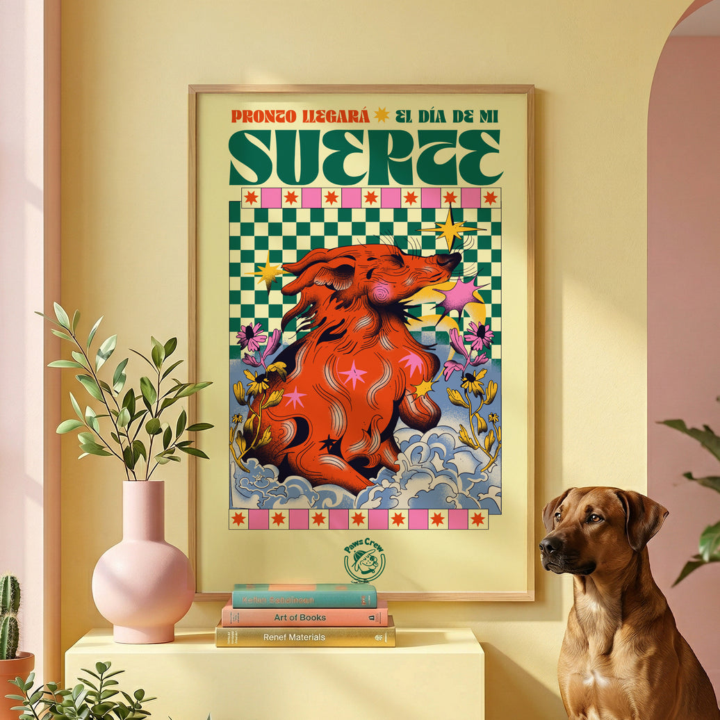 🐕🌟 Póster Suerte