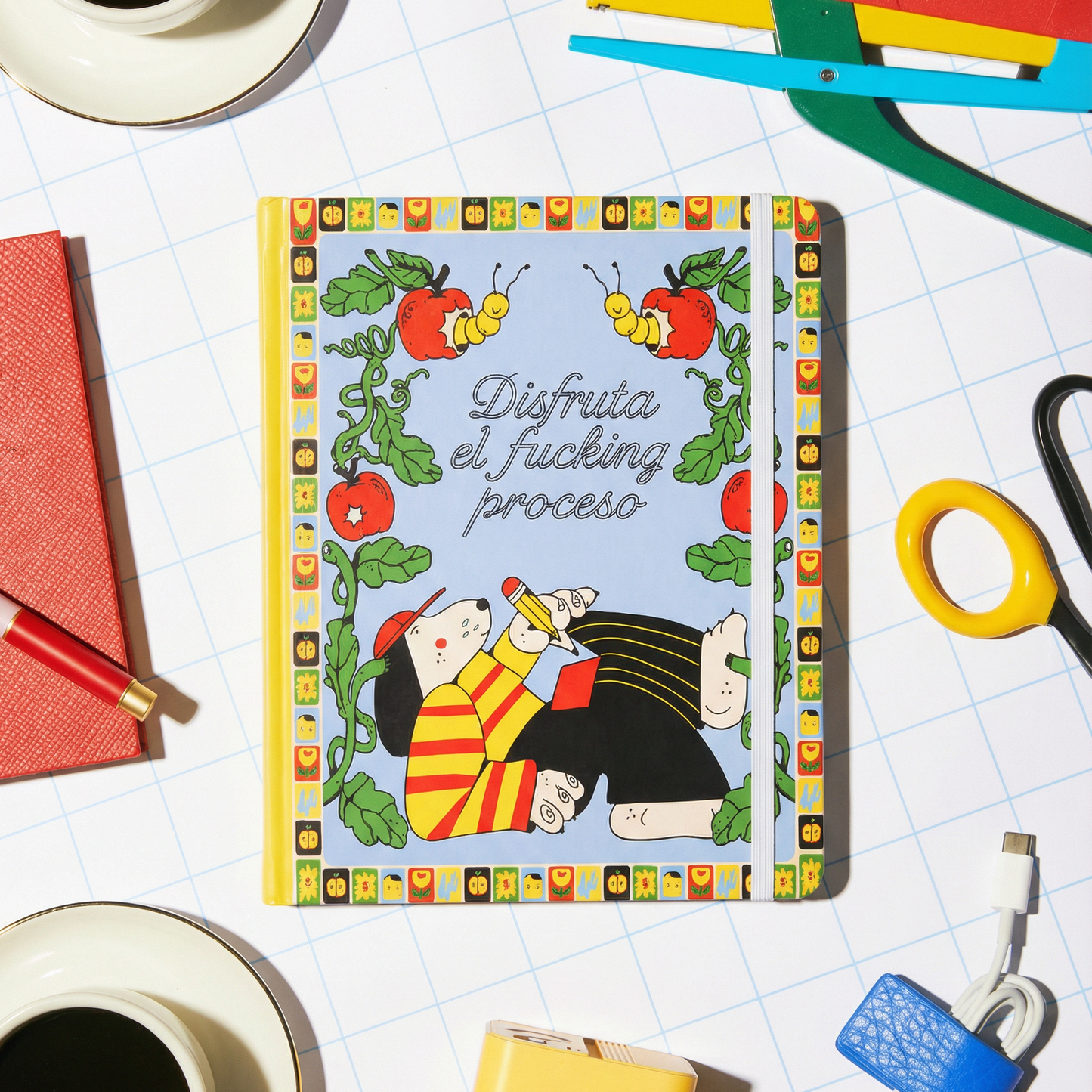 Agenda / Sketchbook “Disfruta el F*cking Proceso” 🍎