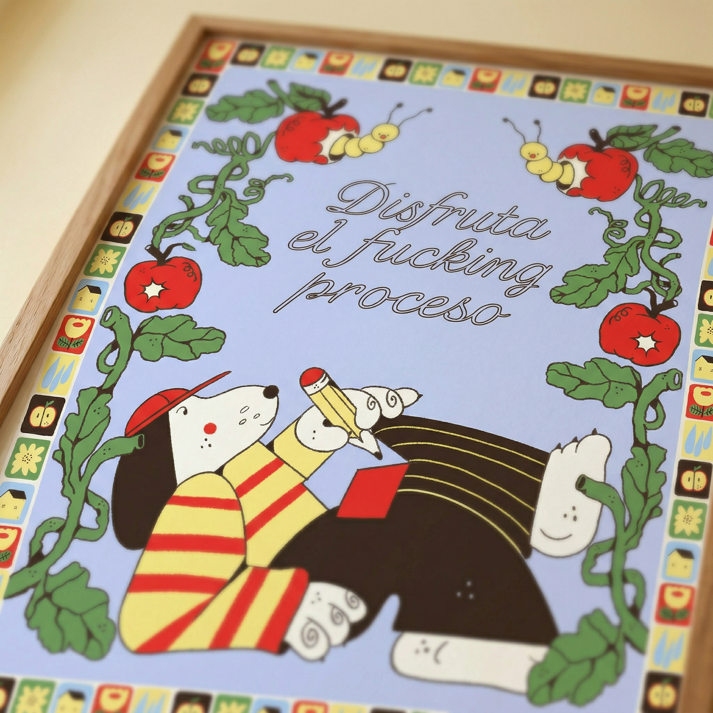 🍎✏️ Póster Disfruta el fucking proceso
