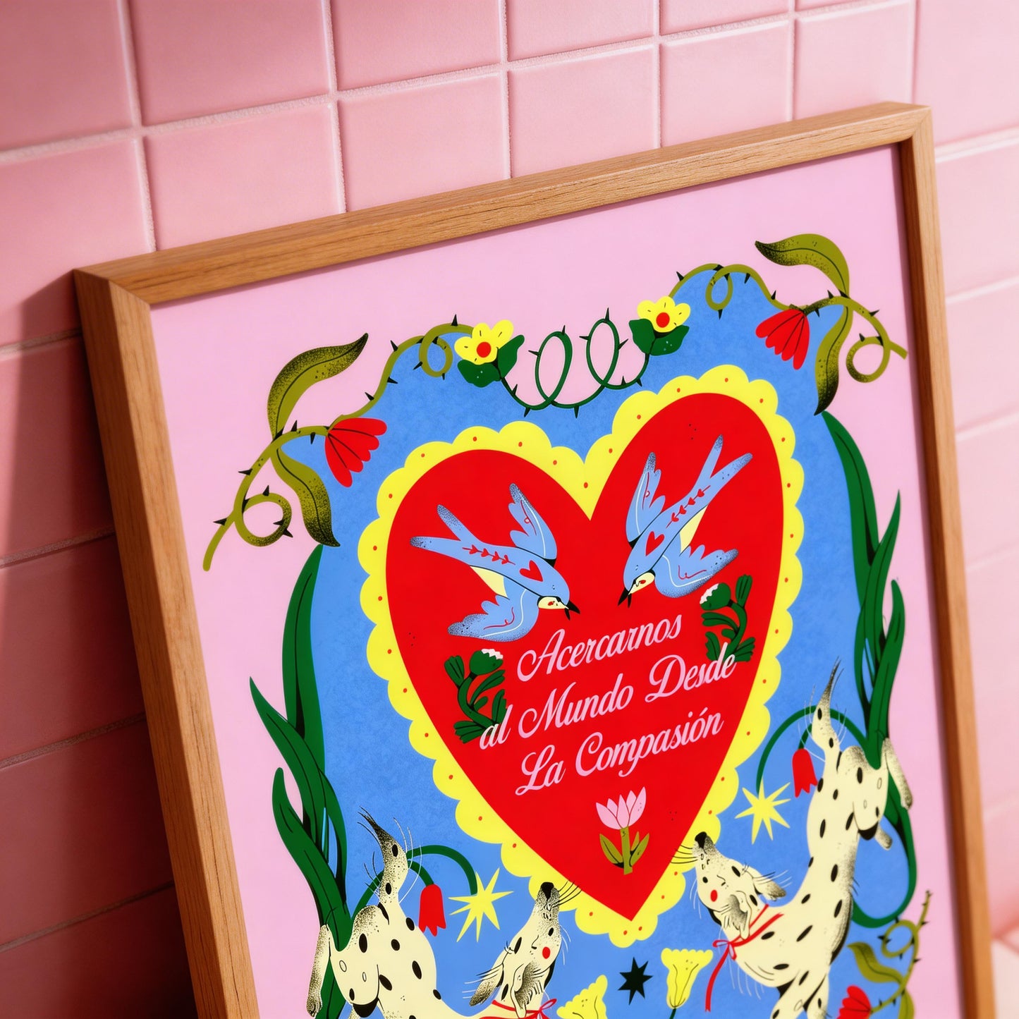 💗🐦 Póster Compasión