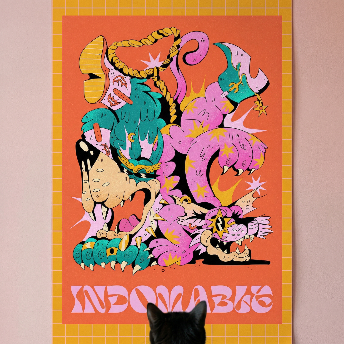 💥🐾 Póster Indomable