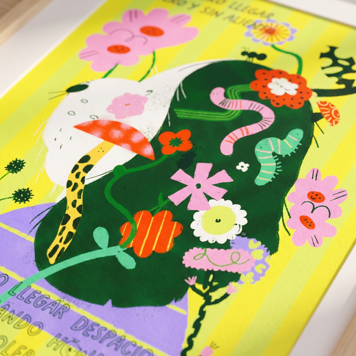 🐛✨ Póster “Quiero llegar despacio”